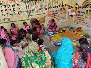 भाभरापाड़ा कुडीपाड़ा आंगनवाड़ी केंद्र में आंगन मिलन समारोह संपन्न