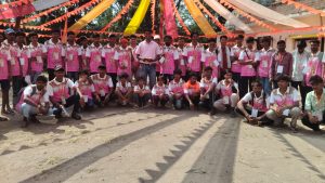 ग्राम बिछोली से 60 युवाओं की पैदल यात्रा पावागढ़ के लिए रवाना