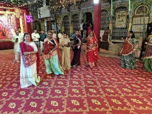 बड़ी खट्टाली में गरबा महोत्सव की धूम, सांसद अनीता चौहान ने की सहभागिता